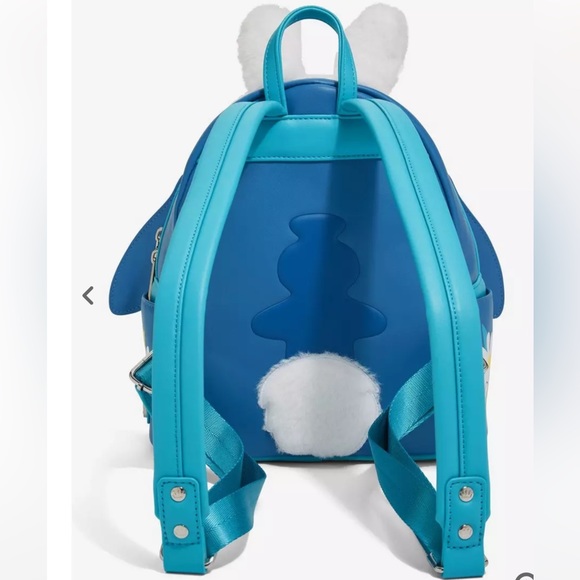 NWT Loungefly Disney “Easter” Lilo & Stitch Bunny Ears Mini Backpack Wallet Set🐣 - Picture 4 of 16